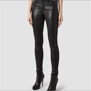 All Saints Spitalfields Waxed Denim
Skinny Jeans